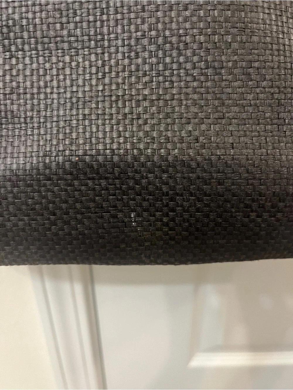 kate spade Black Woven Tote with Round Handles